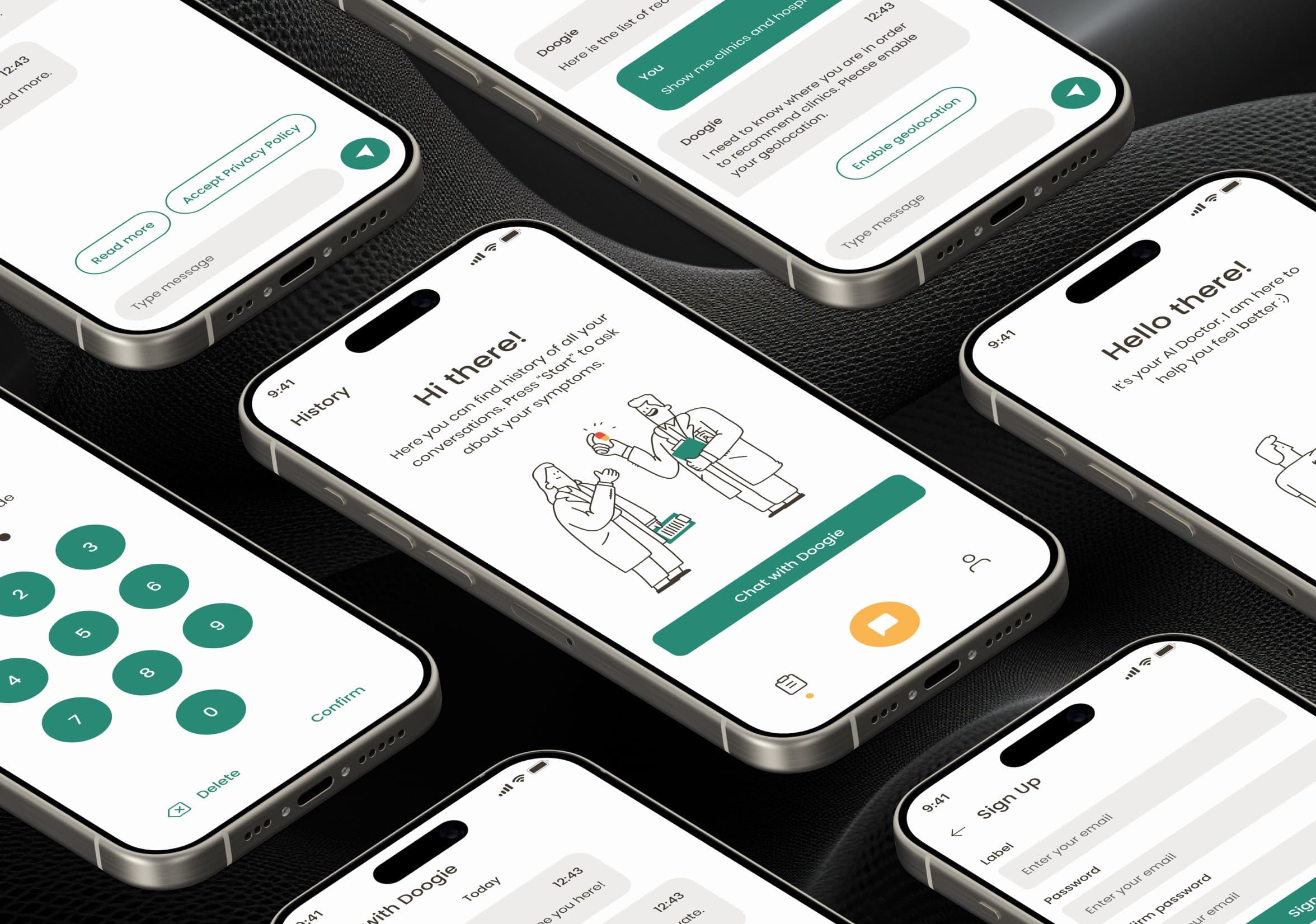 AI-driven health assistant mobile app—Doogie medical solution offering ultra-fast health support