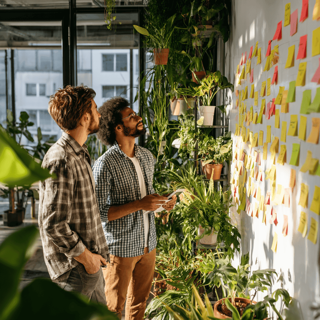 Explaining technical concepts to non-technical users in a business setting