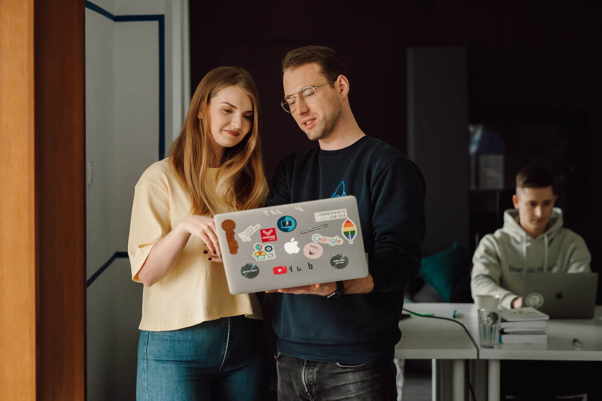 Agile team working on rapid prototyping at Startup House office