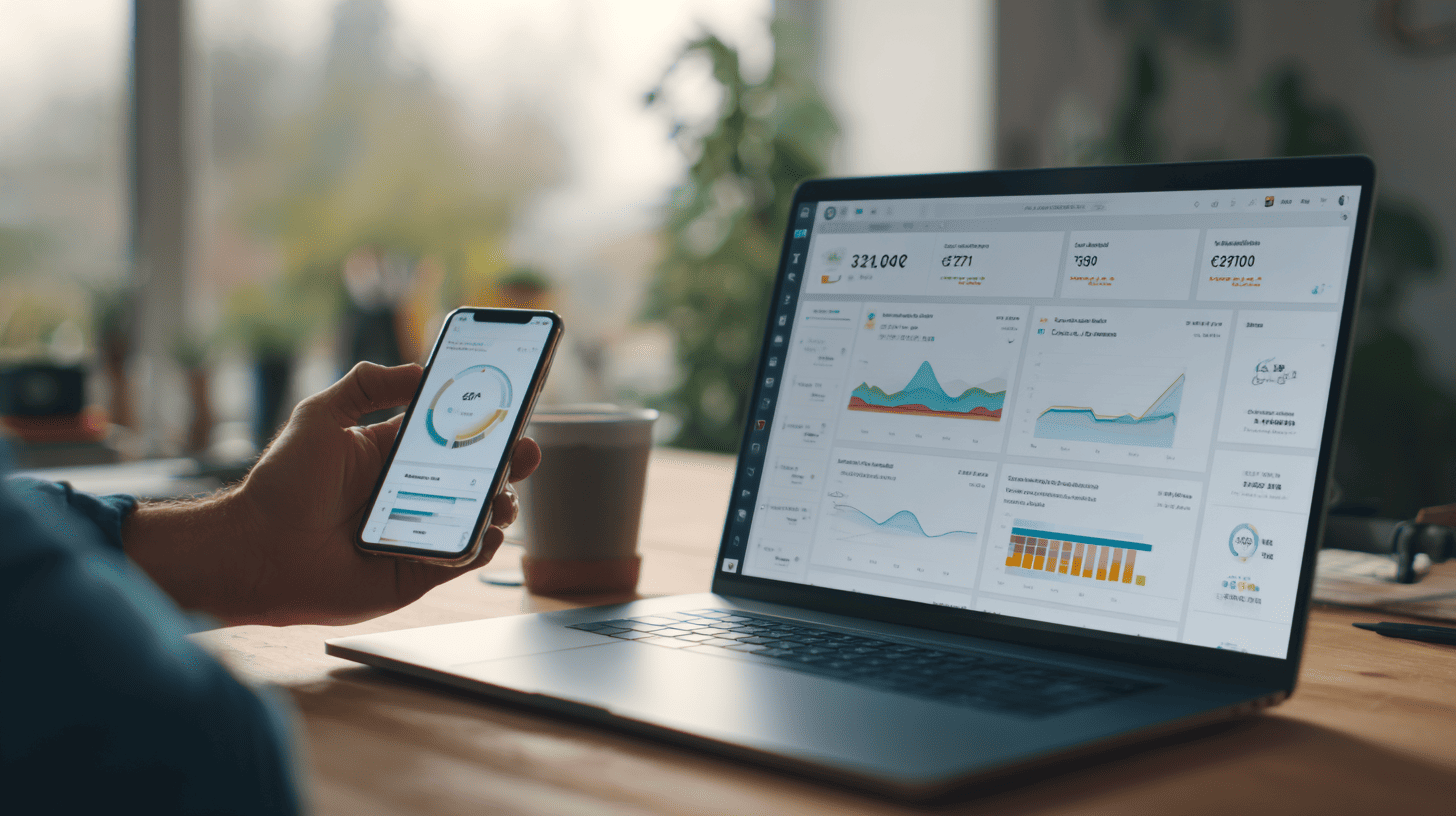 AI-powered banking app showing personalized insights and recommendations